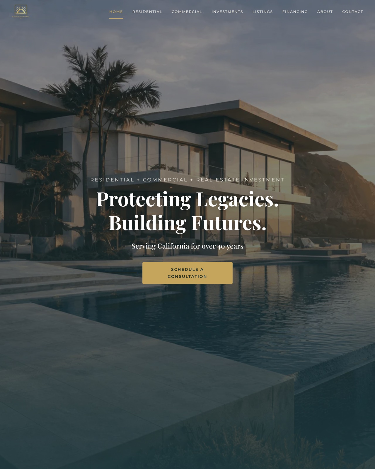 Aegis Realtor website preview